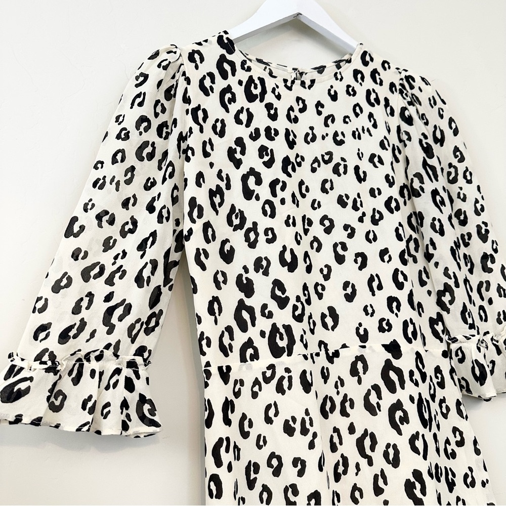 Reformation Doutzen Dress- Snow leopard print - Picture 2 of 16